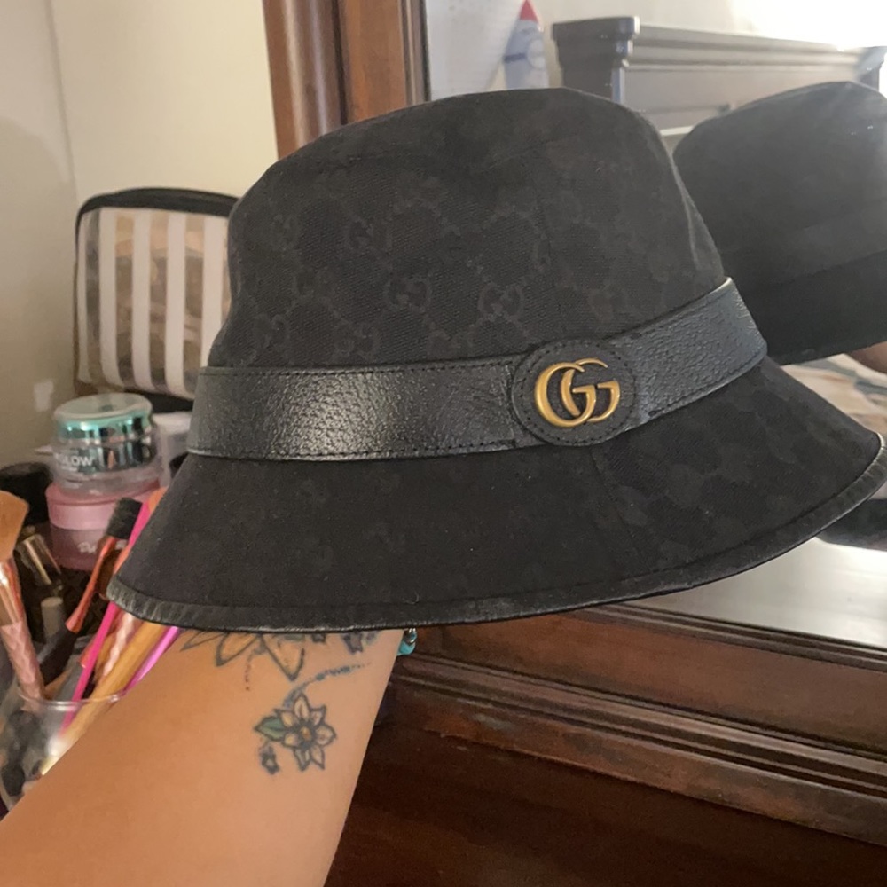 COPY - Black Gucci buckle hat. NEW! - Picture 6 of 6